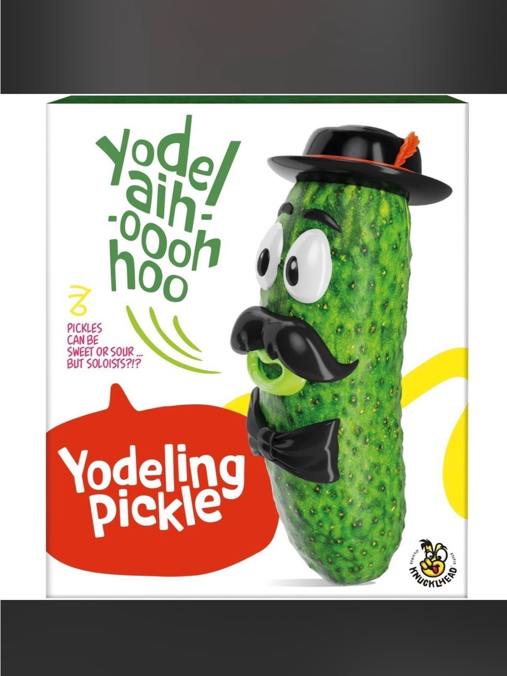 Yodeling Pickle Electronic Novelty Gag Gift Tested w/ Box